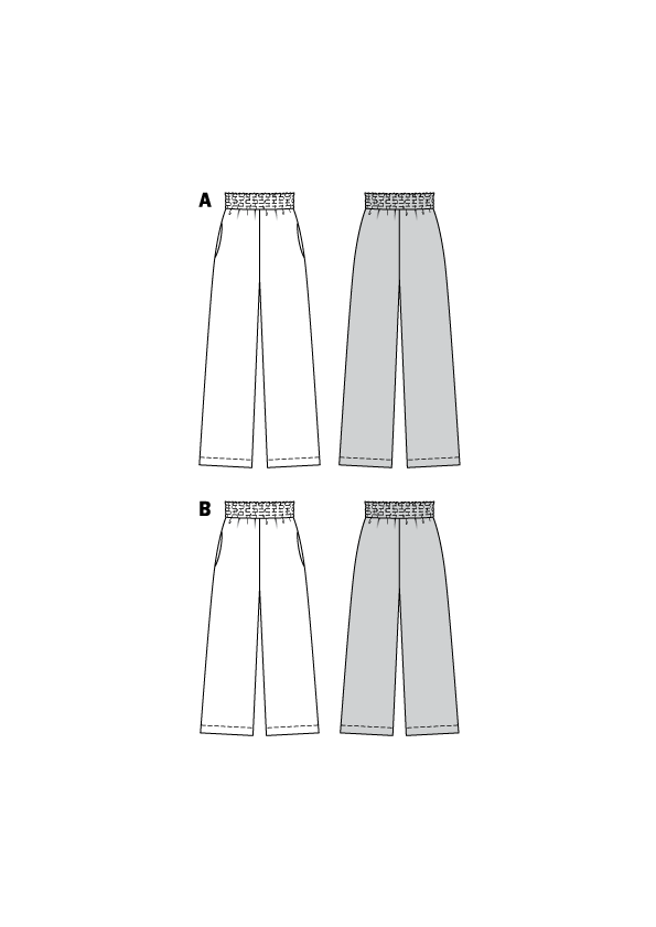 Patrón Burda 6229 Pantalón - Ribes y Casals