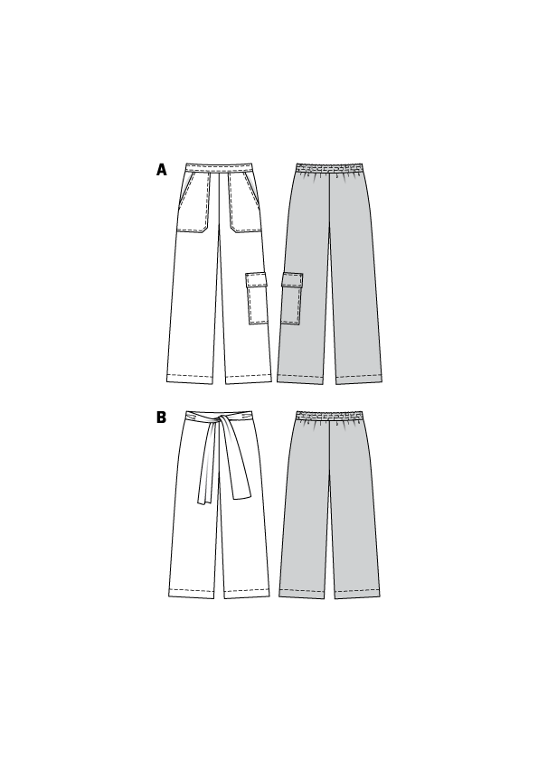 Patrón Burda 6250 Pantalón - Ribes y Casals