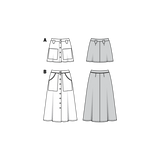 Patrón Burda 6252 Falda - Ribes y Casals