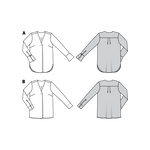 Patrón Burda 6278 Blusa - Ribes y Casals