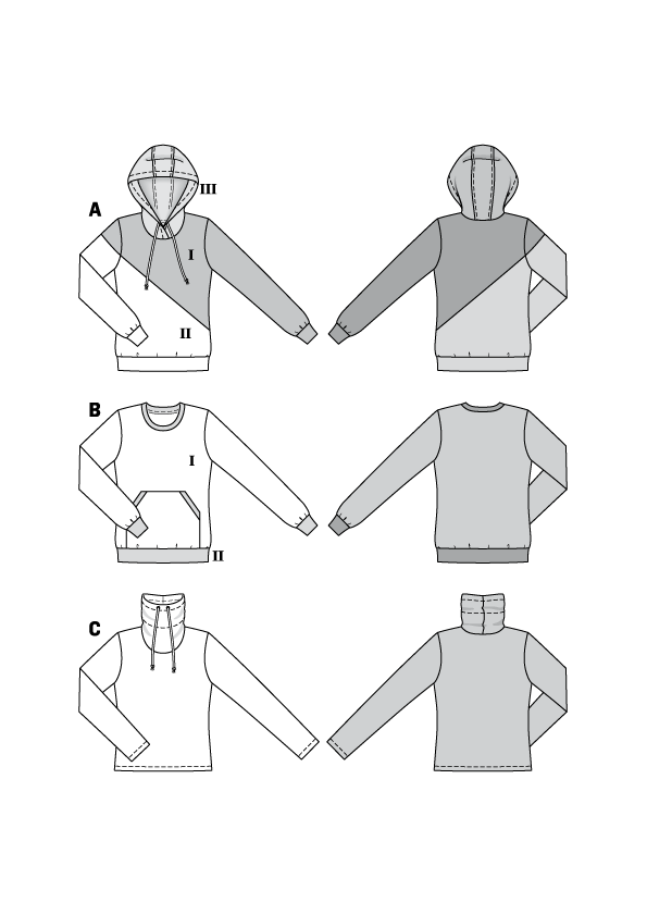 Patrón Burda 6315 Jersey - Ribes y Casals