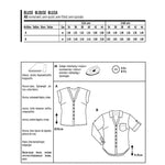 Patrón Burda 6326 Blusa - Ribes y Casals