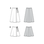 Patrón Burda 6340 Falda - Ribes y Casals