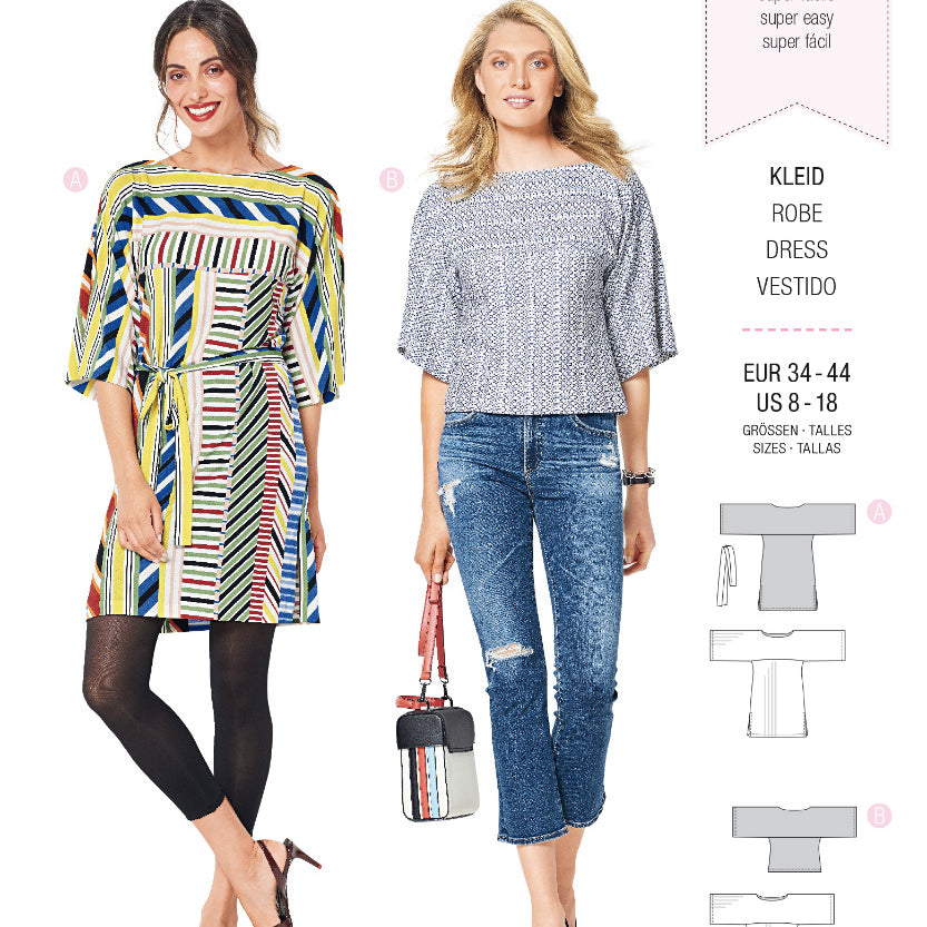 Patrón Burda 6345 Vestido - Ribes y Casals