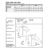 Patrón Burda 6349 Camisa - Ribes y Casals