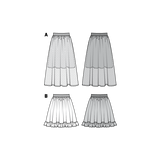 Patrón Burda 6357 Falda - Ribes y Casals