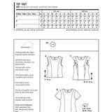 Patrón Burda 6525 Top - Ribes y Casals