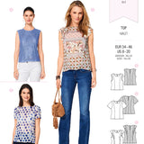 Patrón Burda 6525 Top - Ribes y Casals