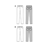 Patrón Burda 6534 Pantalón - Ribes y Casals