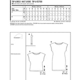 Patrón Burda 6540 Vestido y Top - Ribes y Casals