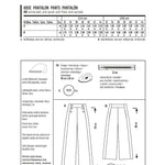 Patrón Burda 6573 Pantalón - Ribes y Casals