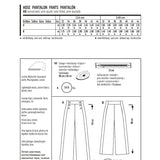 Patrón Burda 6573 Pantalón - Ribes y Casals