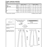 Patrón Burda 6573 Pantalón - Ribes y Casals