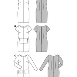 Patrón Burda 6609 Vestido - Ribes y Casals