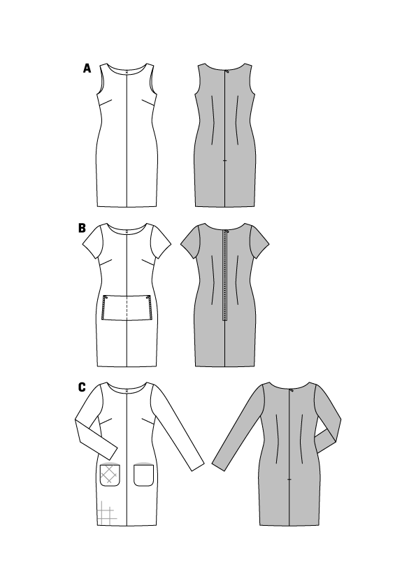 Patrón Burda 6609 Vestido - Ribes y Casals