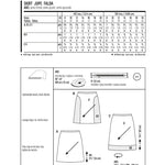 Patrón Burda 6612 Falda - Ribes y Casals