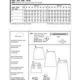 Patrón Burda 6682 Falda - Ribes y Casals