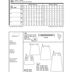 Patrón Burda 6682 Falda - Ribes y Casals