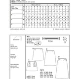 Patrón Burda 6682 Falda - Ribes y Casals