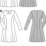 Patrón Burda 6821 Vestido - Ribes y Casals