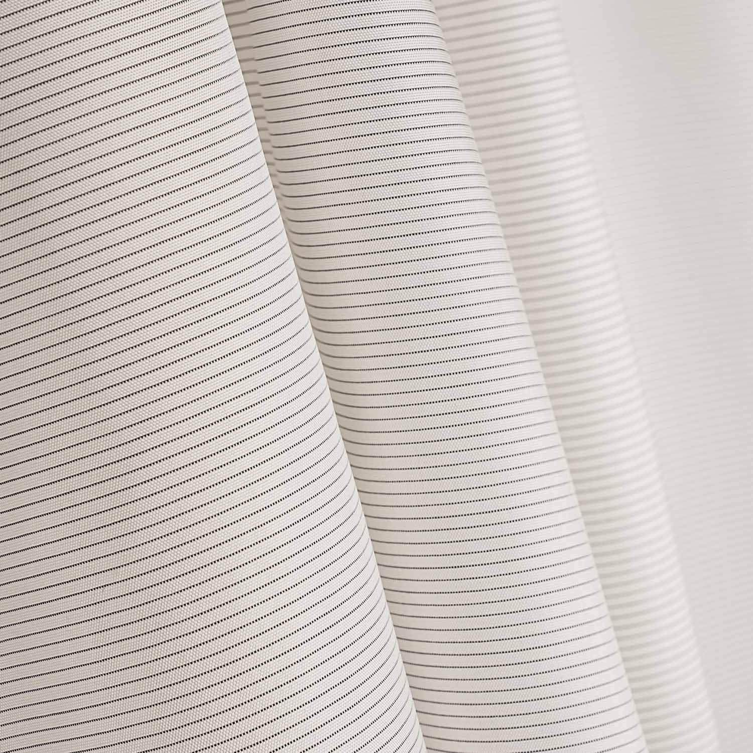 Forro Poliéster Rayado Negro - Ribes y Casals