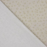 Percal Estampado Leaves Verde Suave - Ribes y Casals