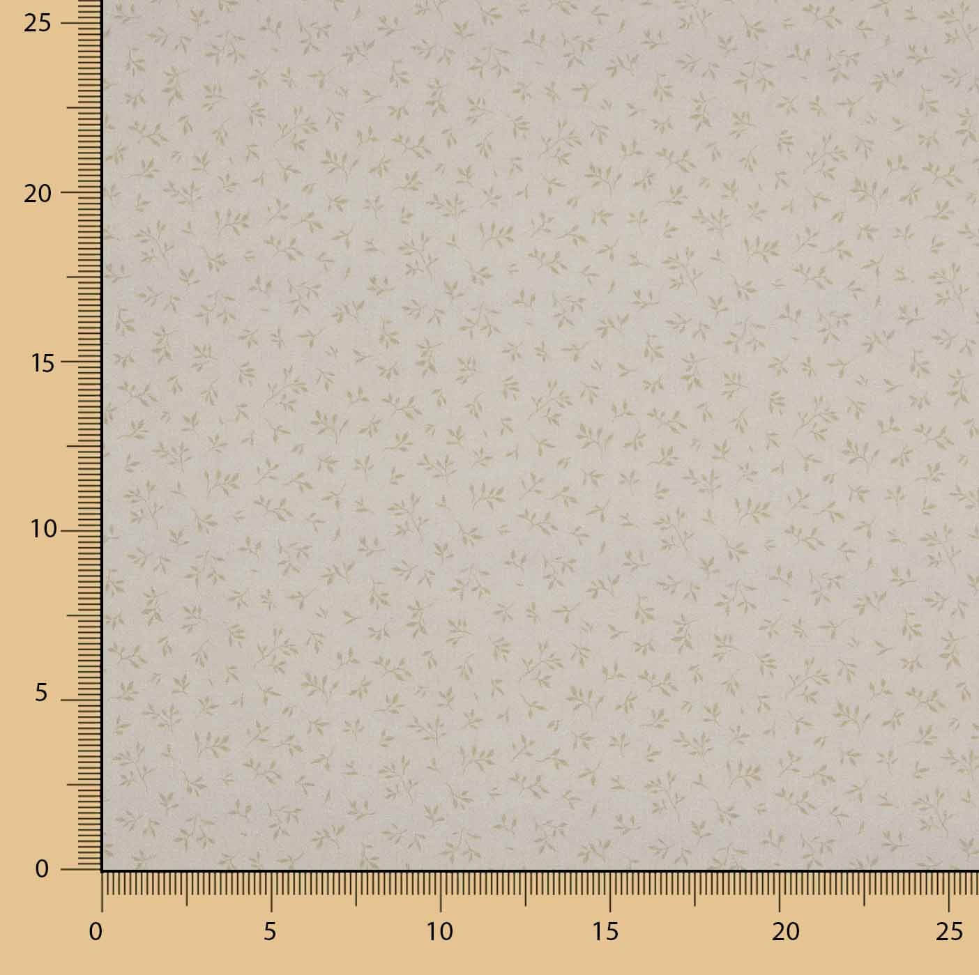 Percal Estampado Leaves Verde Suave - Ribes y Casals