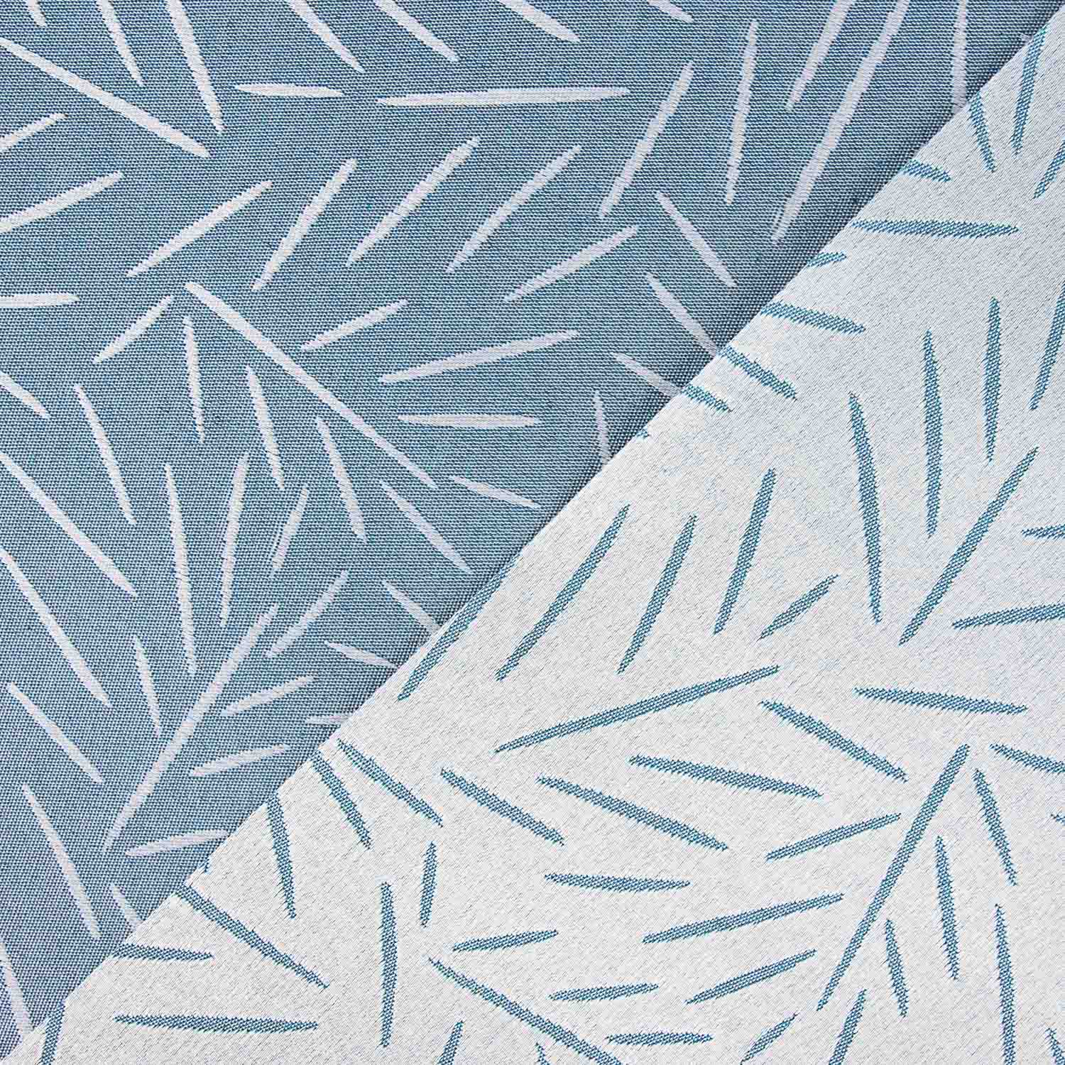 Mantel Resinado Antimanchas Ramas Azul - Ribes y Casals