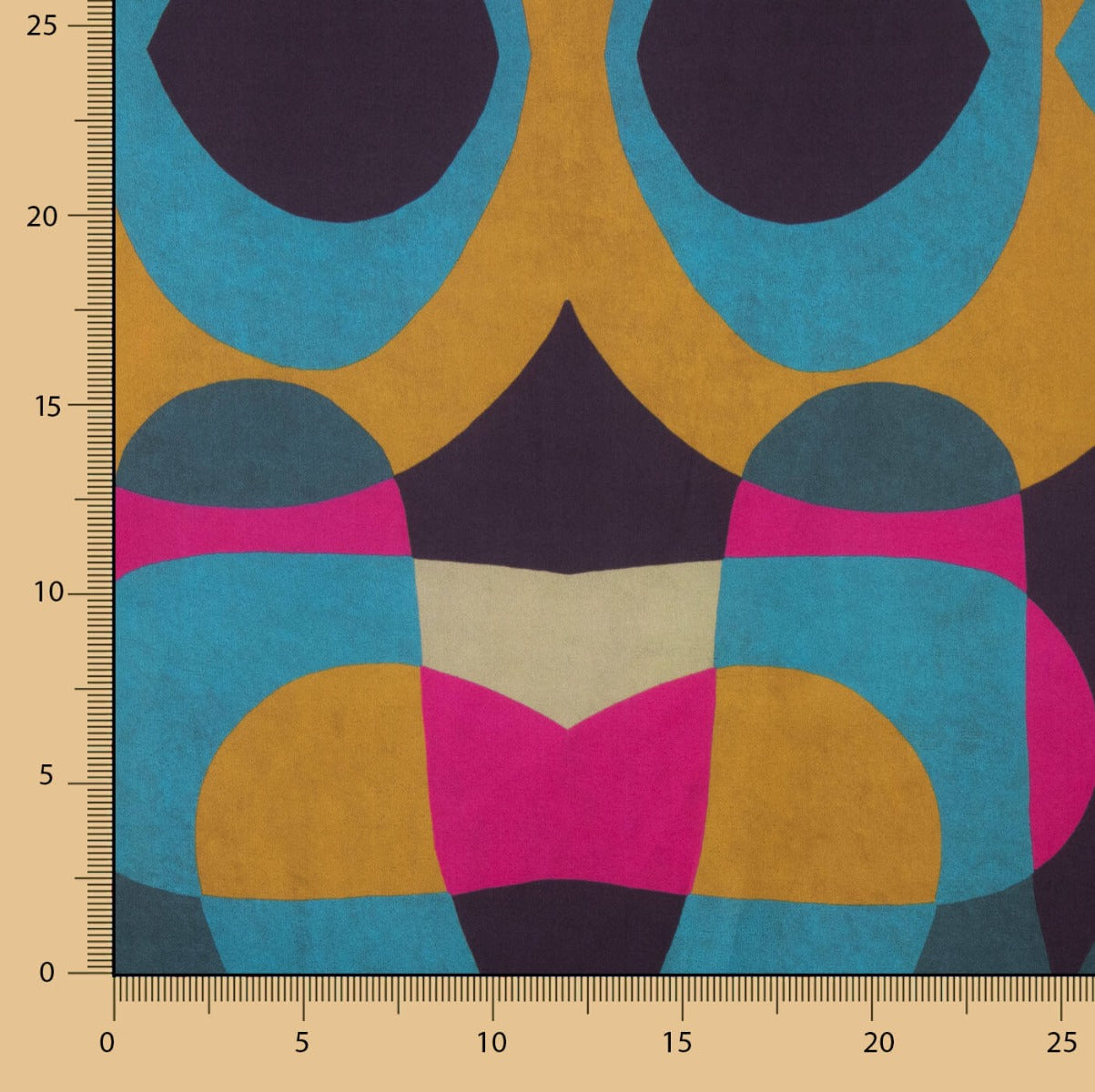 Satén Poliéster Retro Óptico - Ribes y Casals