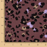 Viscosa Estampada Jungle Chic Marrón - Ribes y Casals