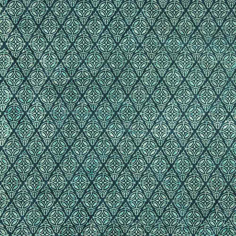 Retal Popelín Batik Nairobi Verde 100x150 cm - Ribes y Casals