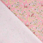 Percal Estampado Ramilletes Fondo Rosa - Ribes y Casals