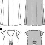 Patrón Burda 7100 Vestido - Ribes y Casals