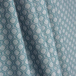 Popelín Retro Óvalo Azul - Ribes y Casals