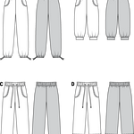 Patrón Burda 7230 Pantalón - Ribes y Casals