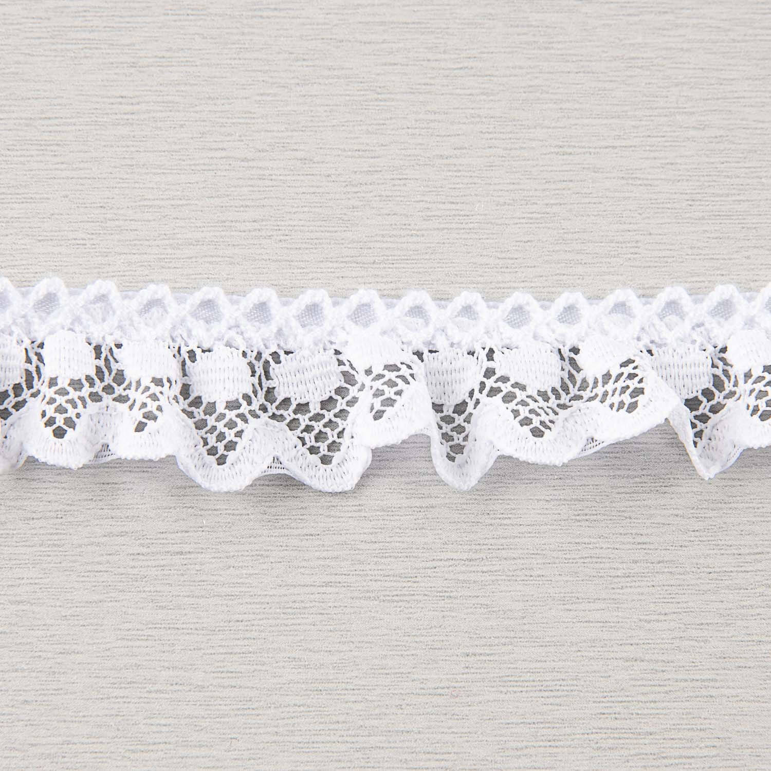 Tira de Puntilla Blanca 22 mm - Ribes y Casals