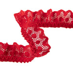 Tira de Puntilla Roja 22 mm - Ribes y Casals