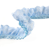 Tira de Puntilla Azul Suave 22 mm - Ribes y Casals
