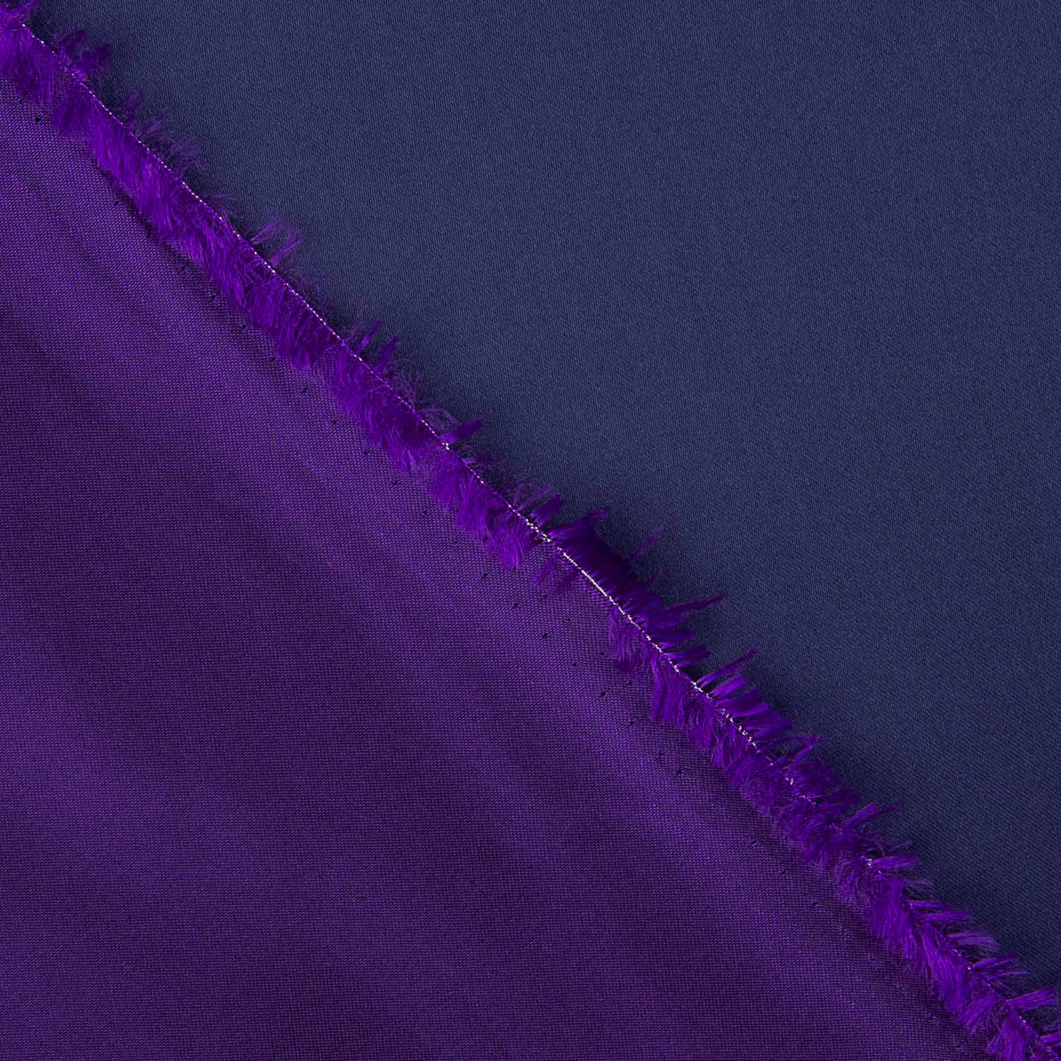 Raso Acetato Azul Noche Morado - Ribes y Casals