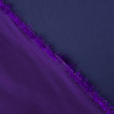 Raso Acetato Azul Noche Morado - Ribes y Casals