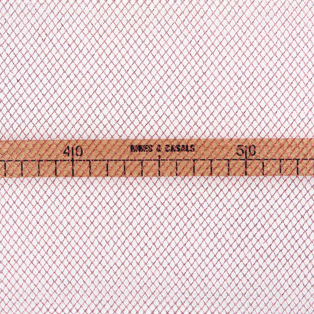 Red Metálica Tiesa Rojo - Ribes y Casals