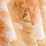 Loneta Floral Acuarela Melocotón - Ribes y Casals