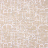 Loneta Geométrica Abstracta Beige - Ribes y Casals