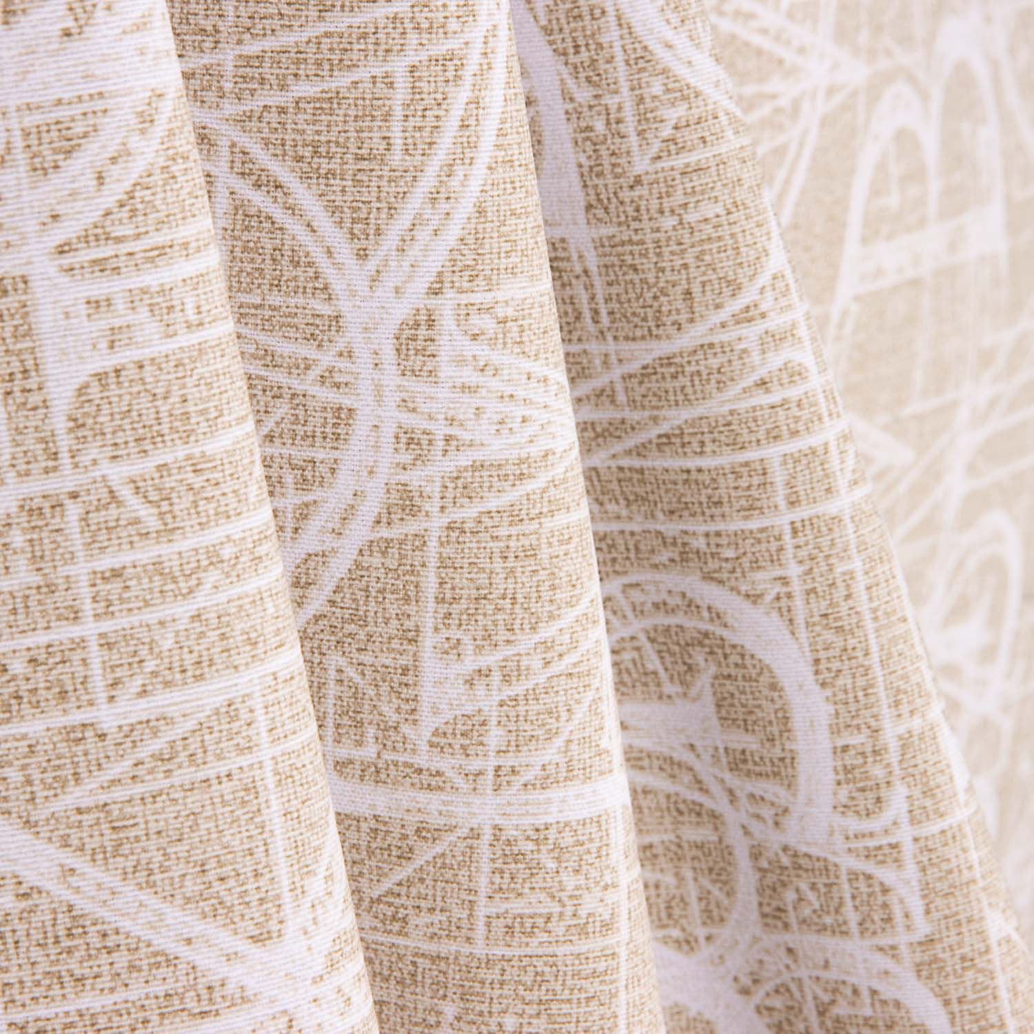 Loneta Geométrica Abstracta Beige - Ribes y Casals