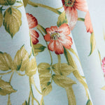 Loneta Floral Romántica Azul Claro - Ribes y Casals