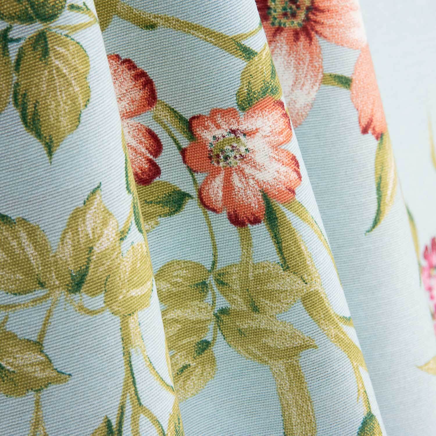 Loneta Floral Romántica Azul Claro - Ribes y Casals