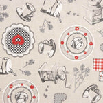 Loneta Estampada Café Nostalgia - Ribes y Casals