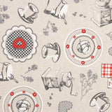 Loneta Estampada Café Nostalgia - Ribes y Casals