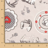 Loneta Estampada Café Nostalgia - Ribes y Casals