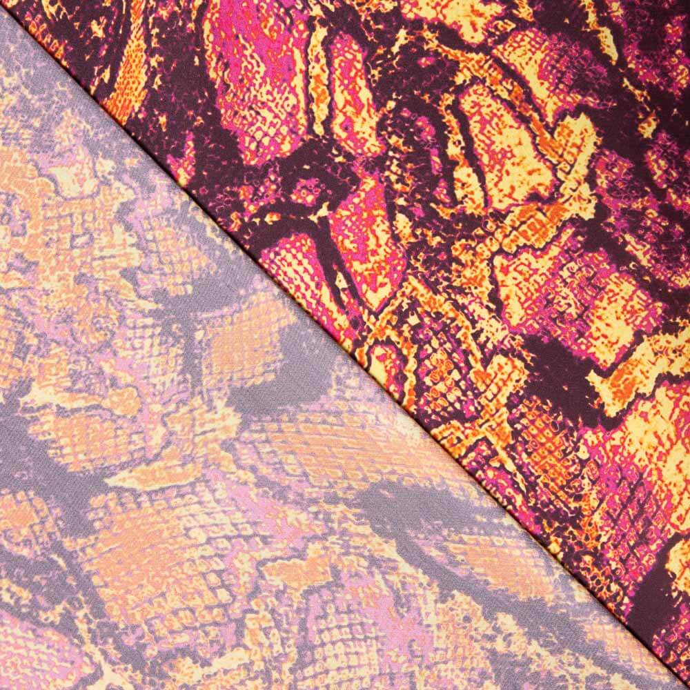 Satén Estampado Nashik Naranjas - Ribes y Casals